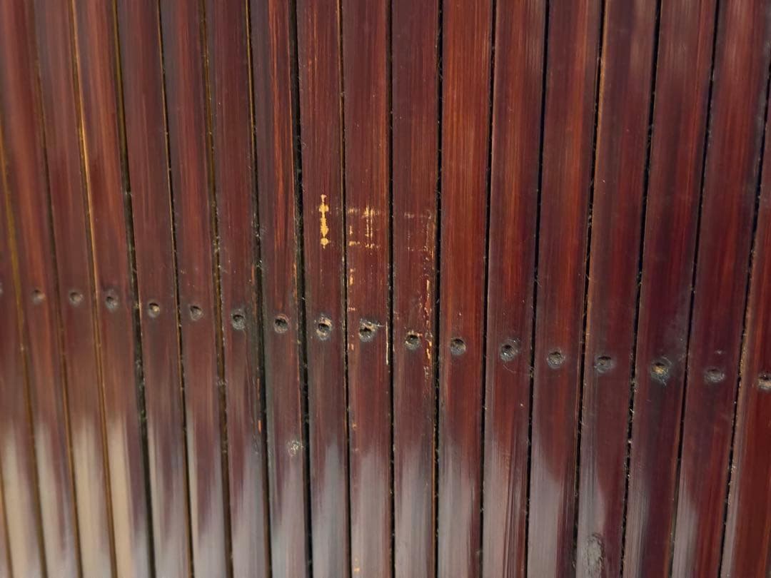 アジアン コンソール バンブー 電話台 ファックス台 アンティーク IZ