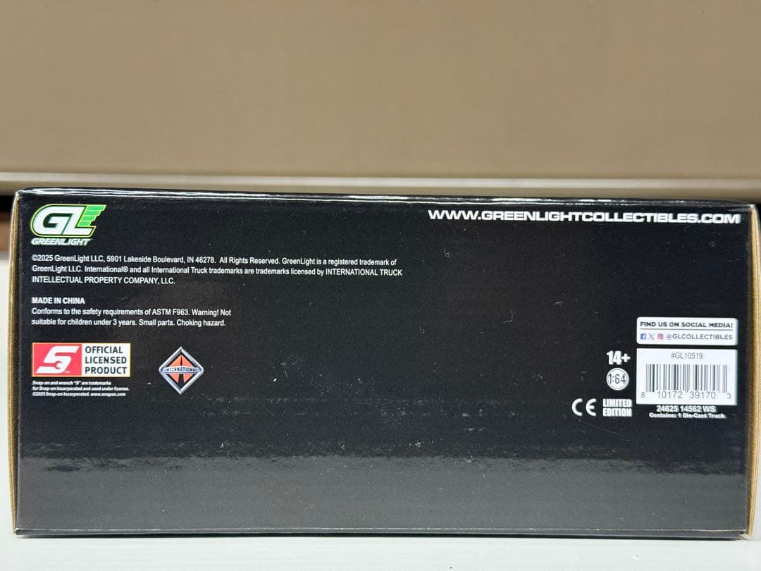 1:64 Dai Cast Snap-on Tool Truck 500台限定版 - メルカリ