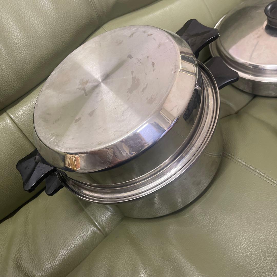 インコア　蒸し器　両手鍋　片手鍋