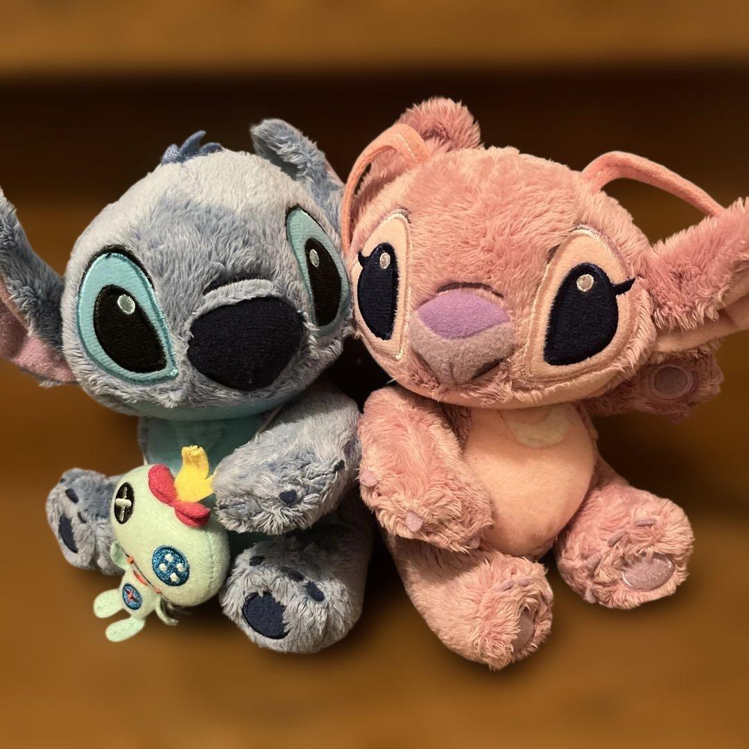 スティッチ エンジェル ぬいぐるみセット (離せます) - メルカリ