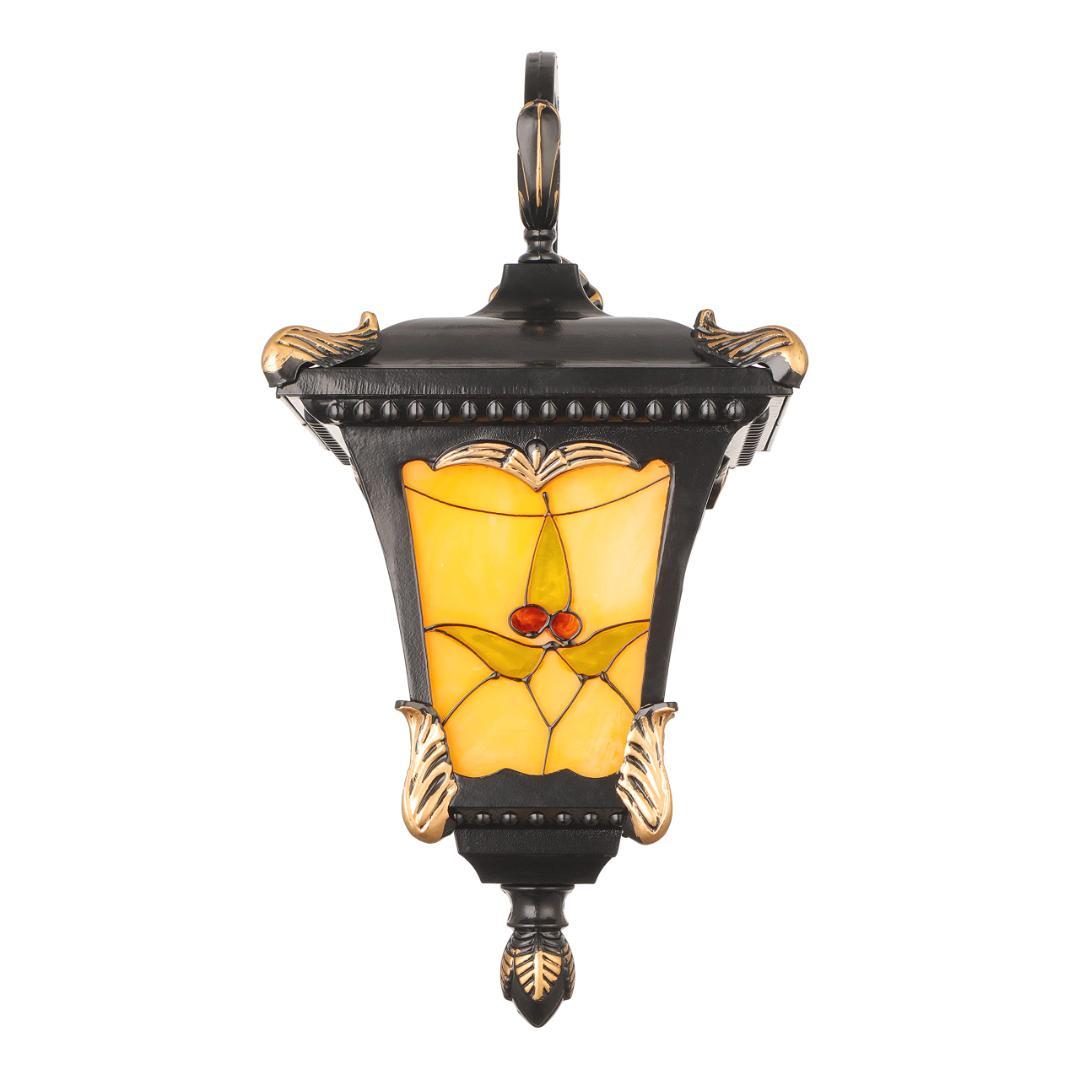 北欧風デザイン ポーチライト　ステンドグラス　玄関照明