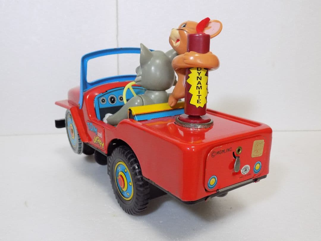 ブリキモダントーイ電動【TOM and JERRY COMIC CAR】動作品
