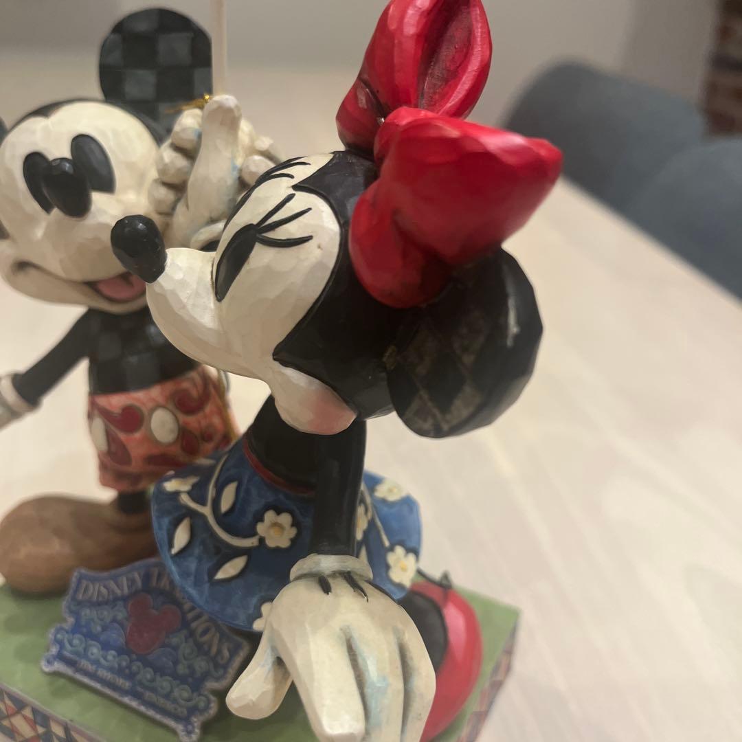 ミッキー ミニー フィギュア アメリカ国旗