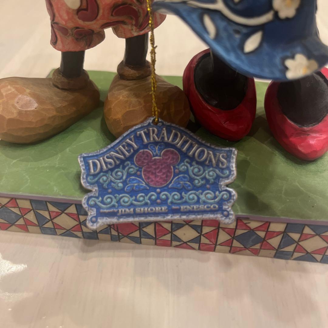 ミッキー ミニー フィギュア アメリカ国旗