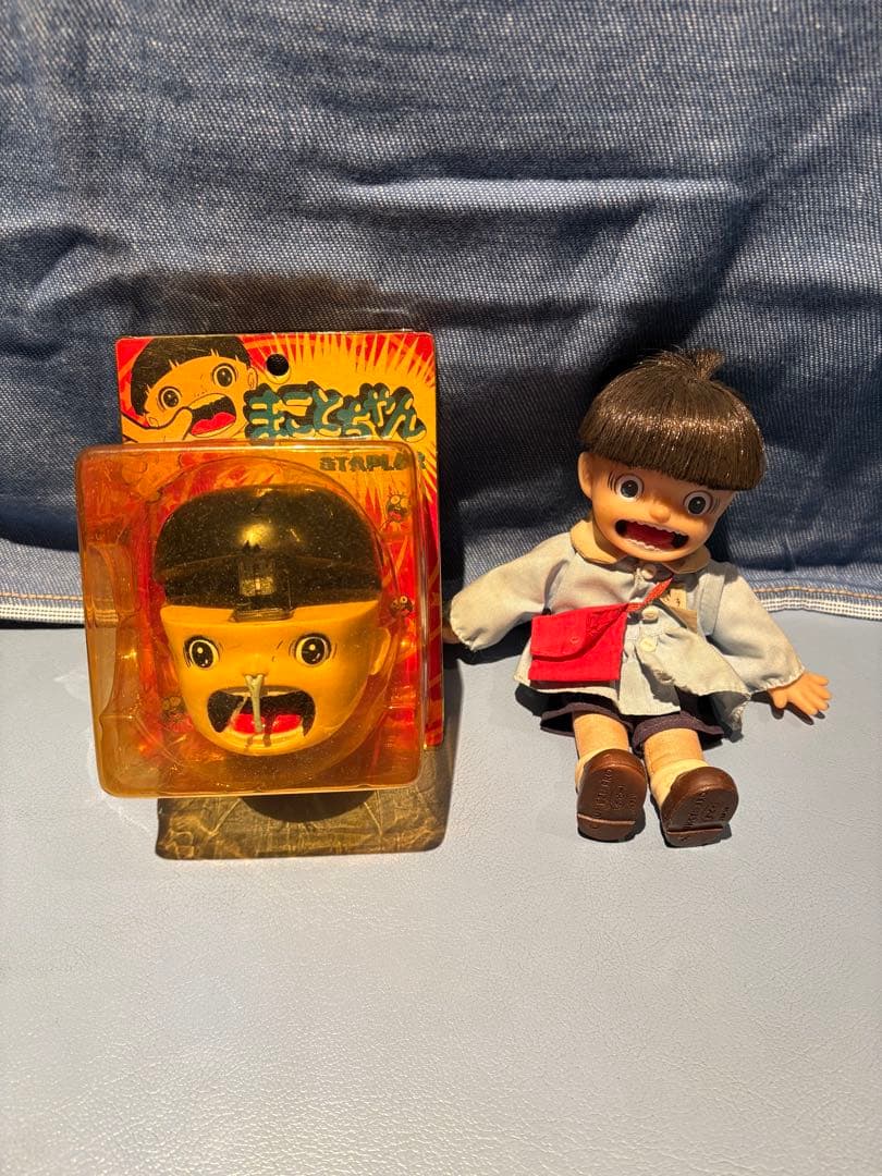 まことちゃん　フィギュア　ステープラーセット