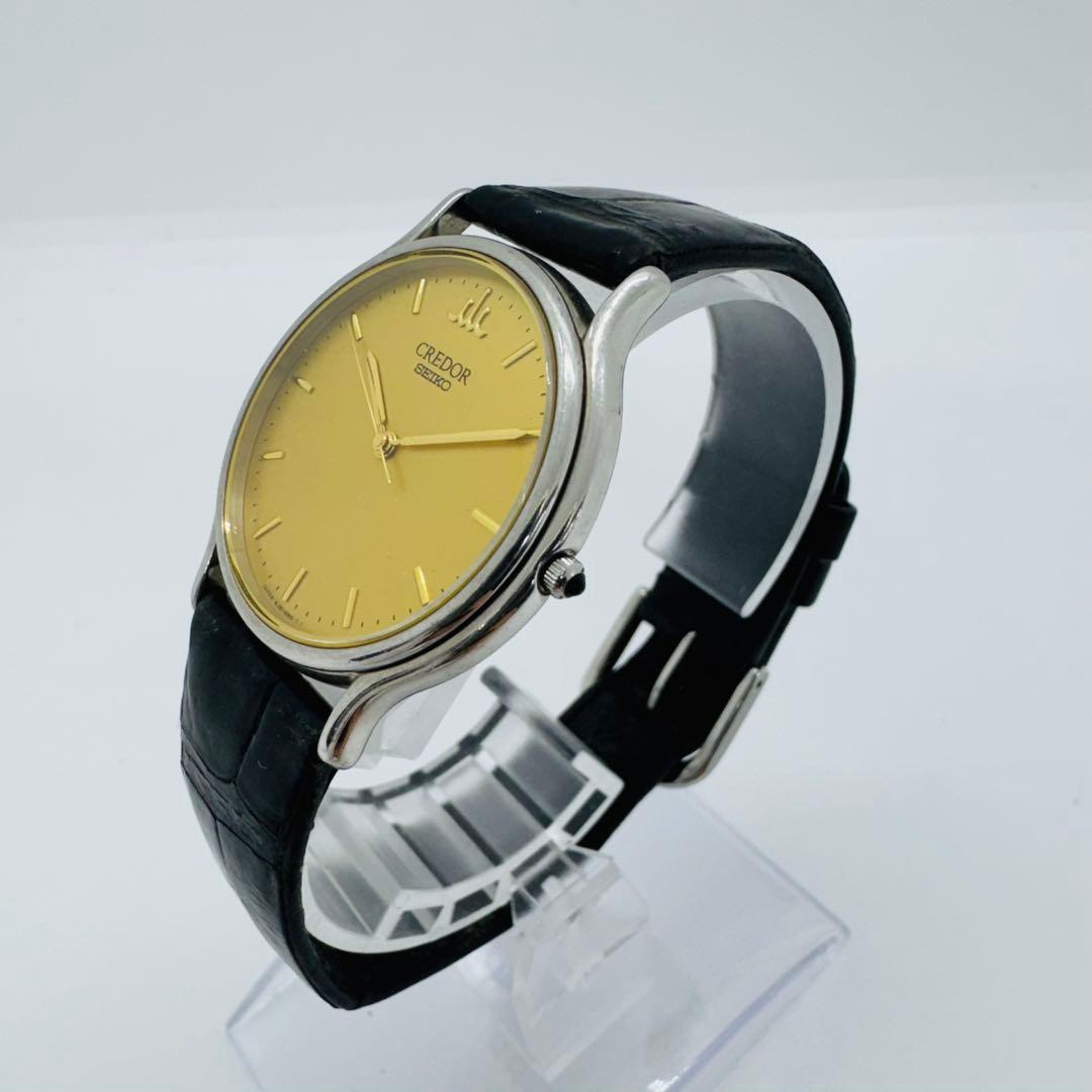 ✨SEIKO✨セイコー✨8J81-6A30✨クレドール✨ゴールド文字盤✨腕時計✨