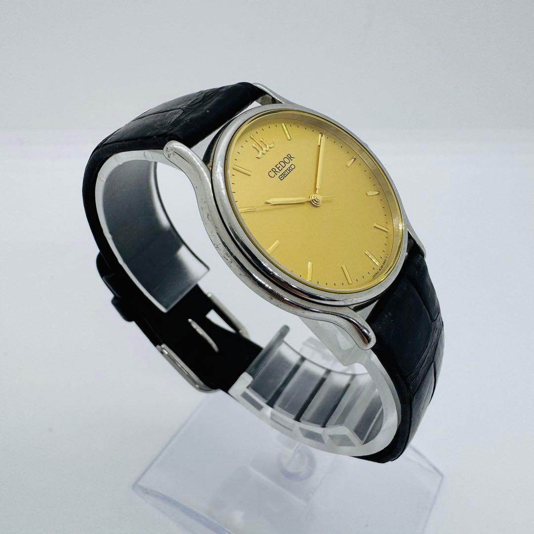 ✨SEIKO✨セイコー✨8J81-6A30✨クレドール✨ゴールド文字盤✨腕時計✨