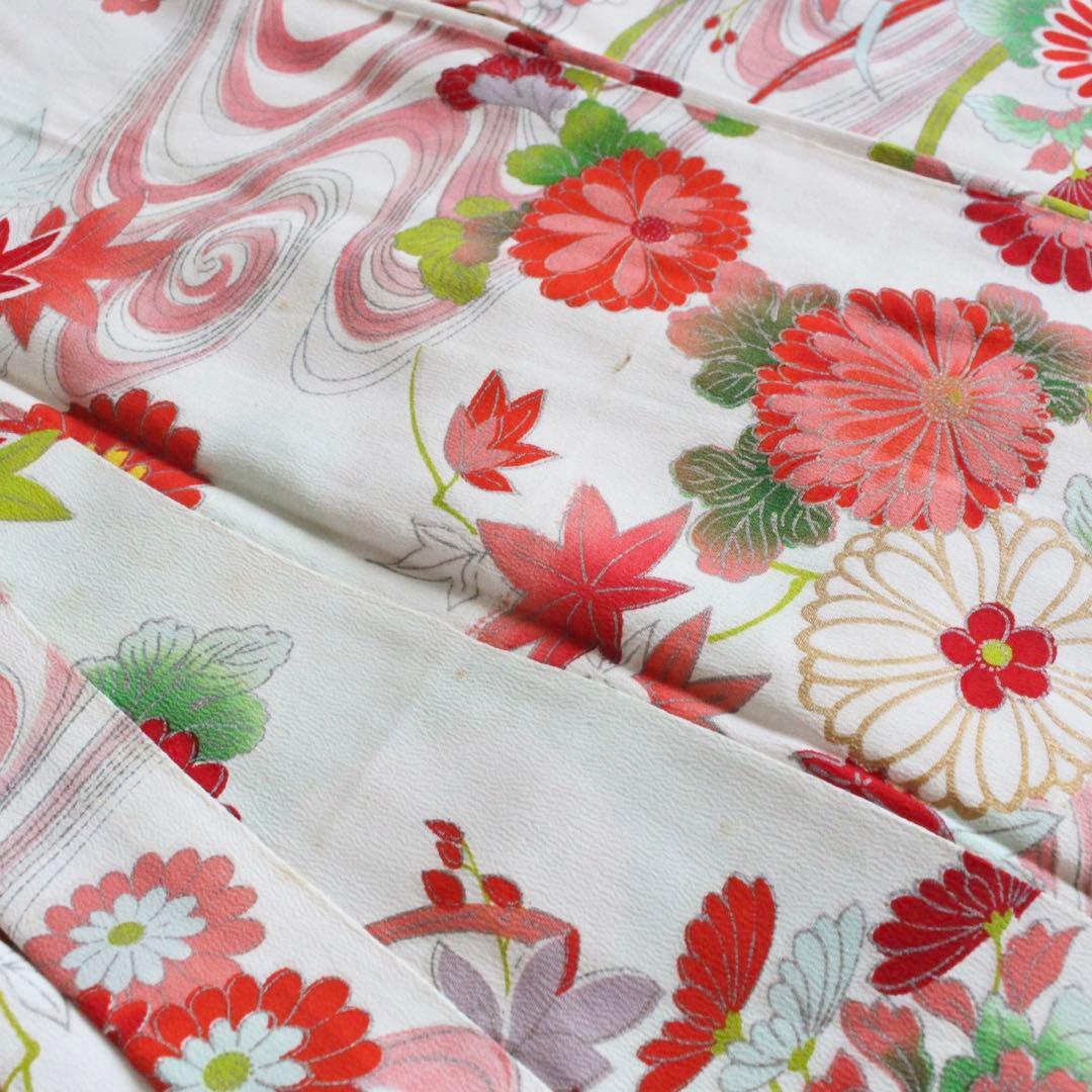 七五三 ひなまつり 5歳 7歳 女の子 子供 アンティーク 着物 帯 セット