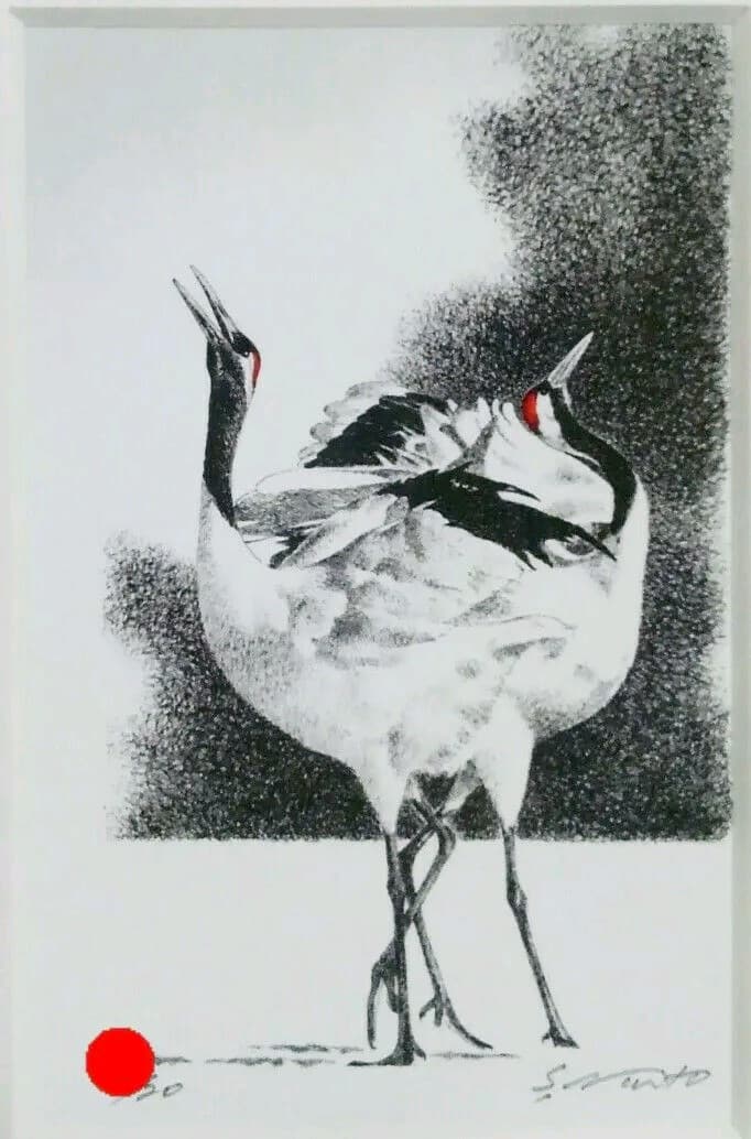 ジョウナイトウ リトグラフ 直筆サイン　①　✨２０枚限定の希少な作品✨