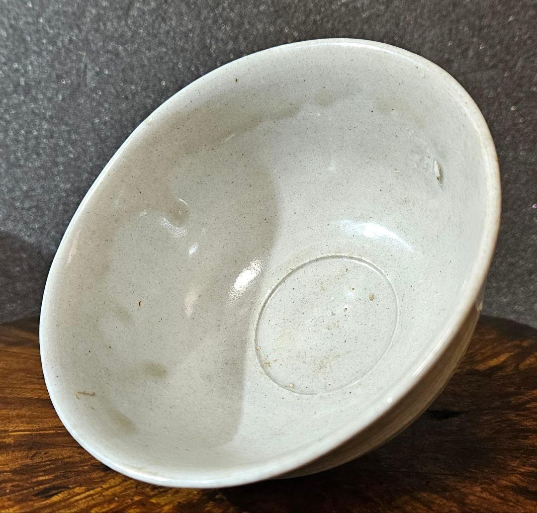 李朝コレクター放出品❗】李氏朝鮮時代 朝鮮古陶磁器 李朝白磁 茶碗