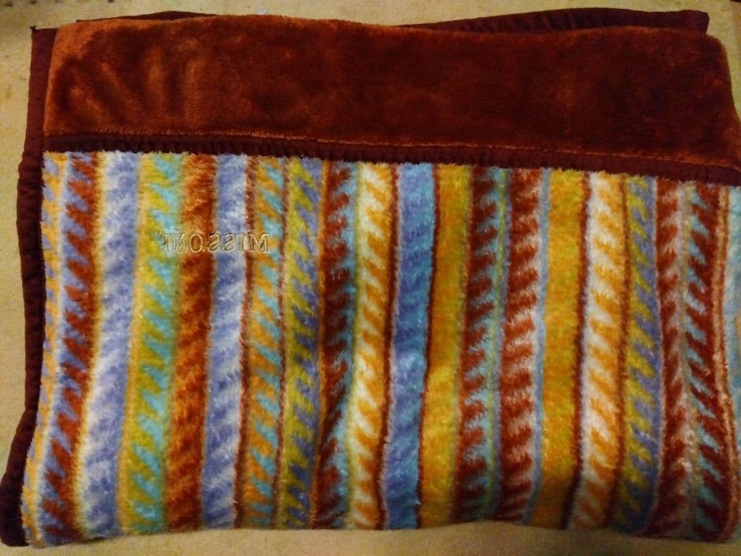 ミッソーニ MISSONI 高級毛布 シングルサイズ★未使用