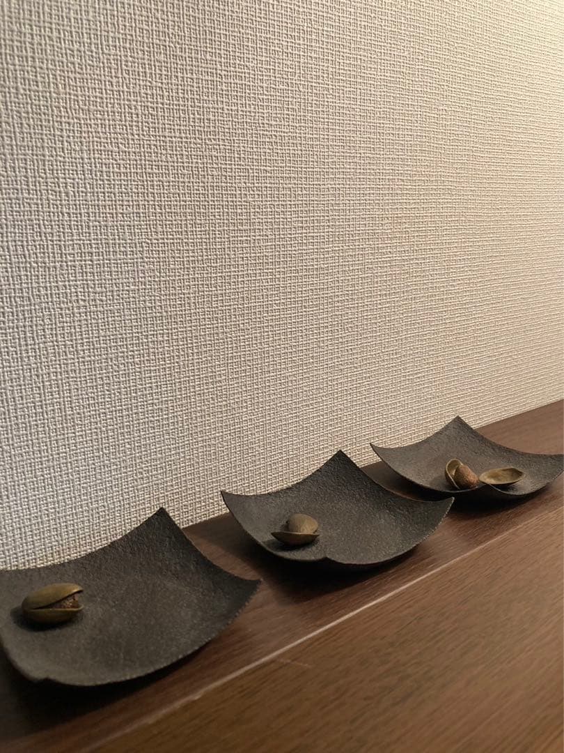 鈴木祥太作  ピスタチオ  金属工芸  3点セット