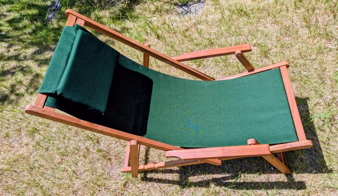 完成品ウッドデッキチェアアカシア木材3段階リクライニングシート折り畳チェア