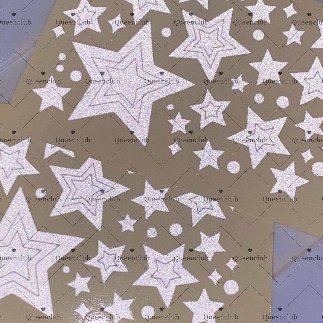 NCT DREAM ペンライト 草鈍器 反射 ステッカー デコ 星 エンブレム