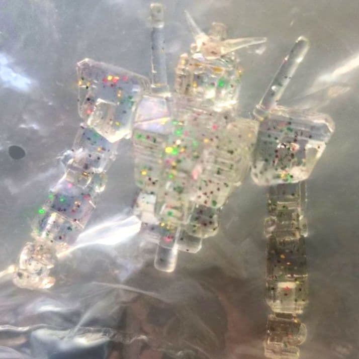 ガンダム　2012 イベント　限定　消しゴム　フィギュア　ラメ　クリア　激レア