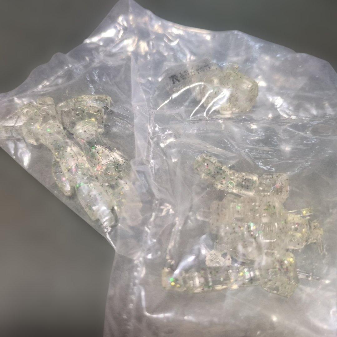 ガンダム　2012 イベント　限定　消しゴム　フィギュア　ラメ　クリア　激レア