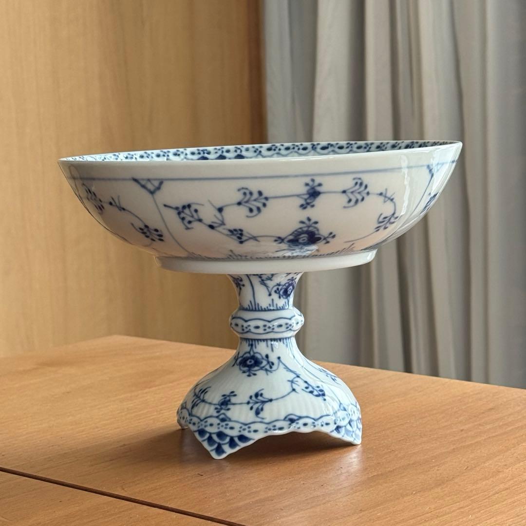 [極希少特A/1月9日〆切]ロイヤルコペンハーゲン フルレース　脚付コンポート