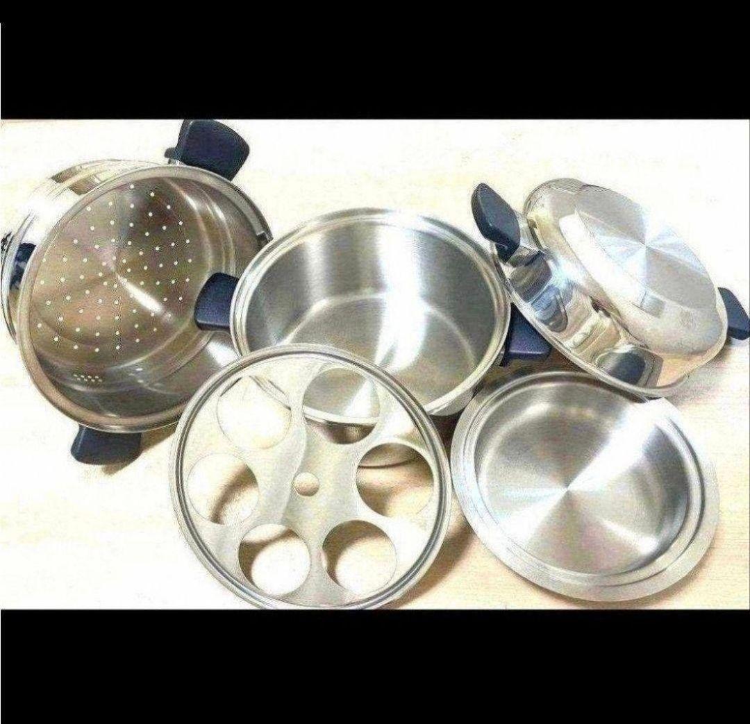 Amway アムウェイ 2024年製 ピカピカ 最新型 6L 鍋フルセット↓