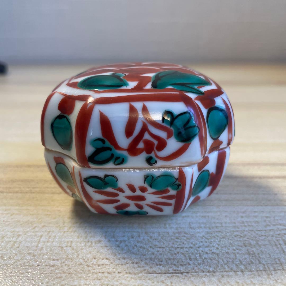 真葛香斎 赤絵香合 茶道具 - メルカリ