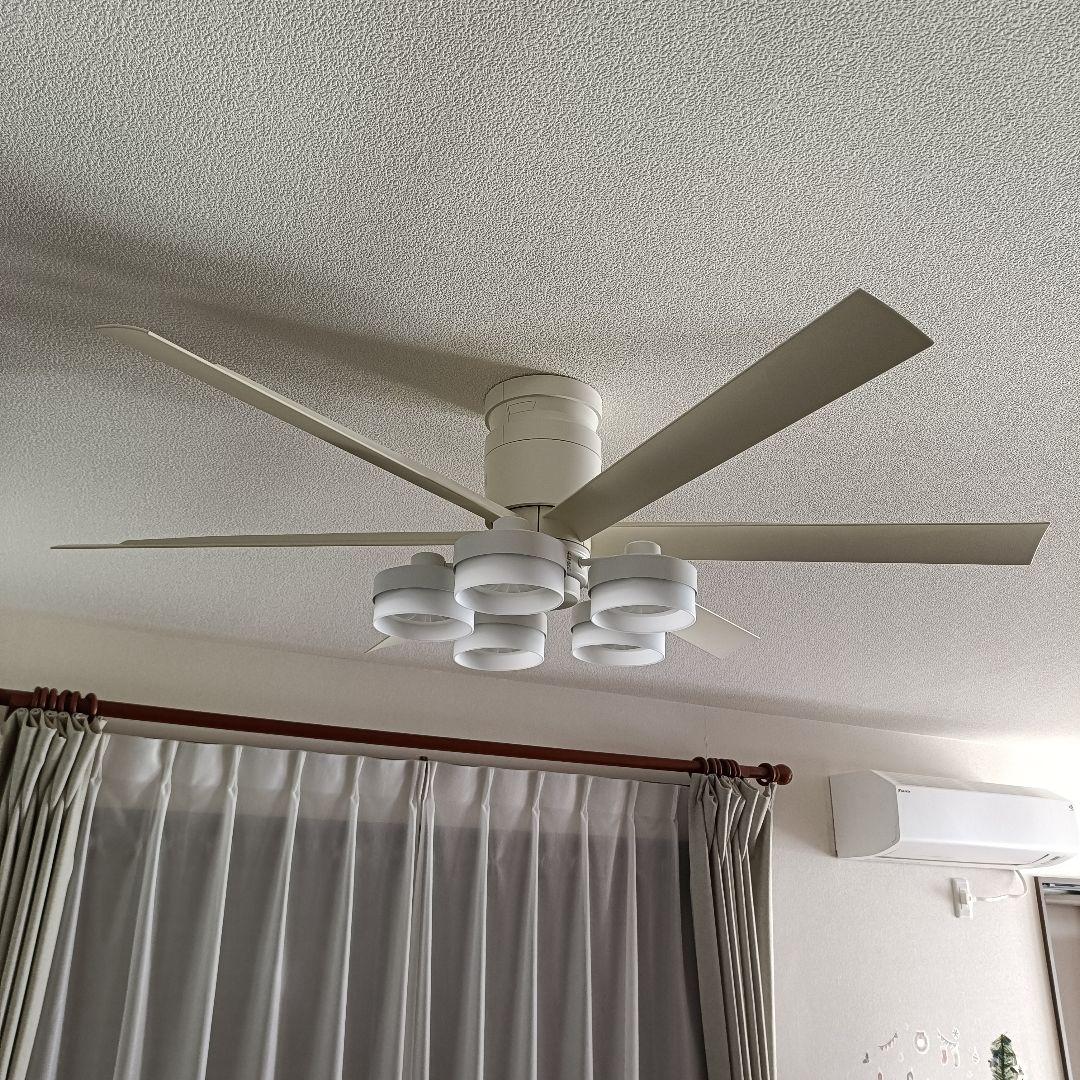 【1.31だけ値下】ODELIC シーリングファン DCモーター 調光調色