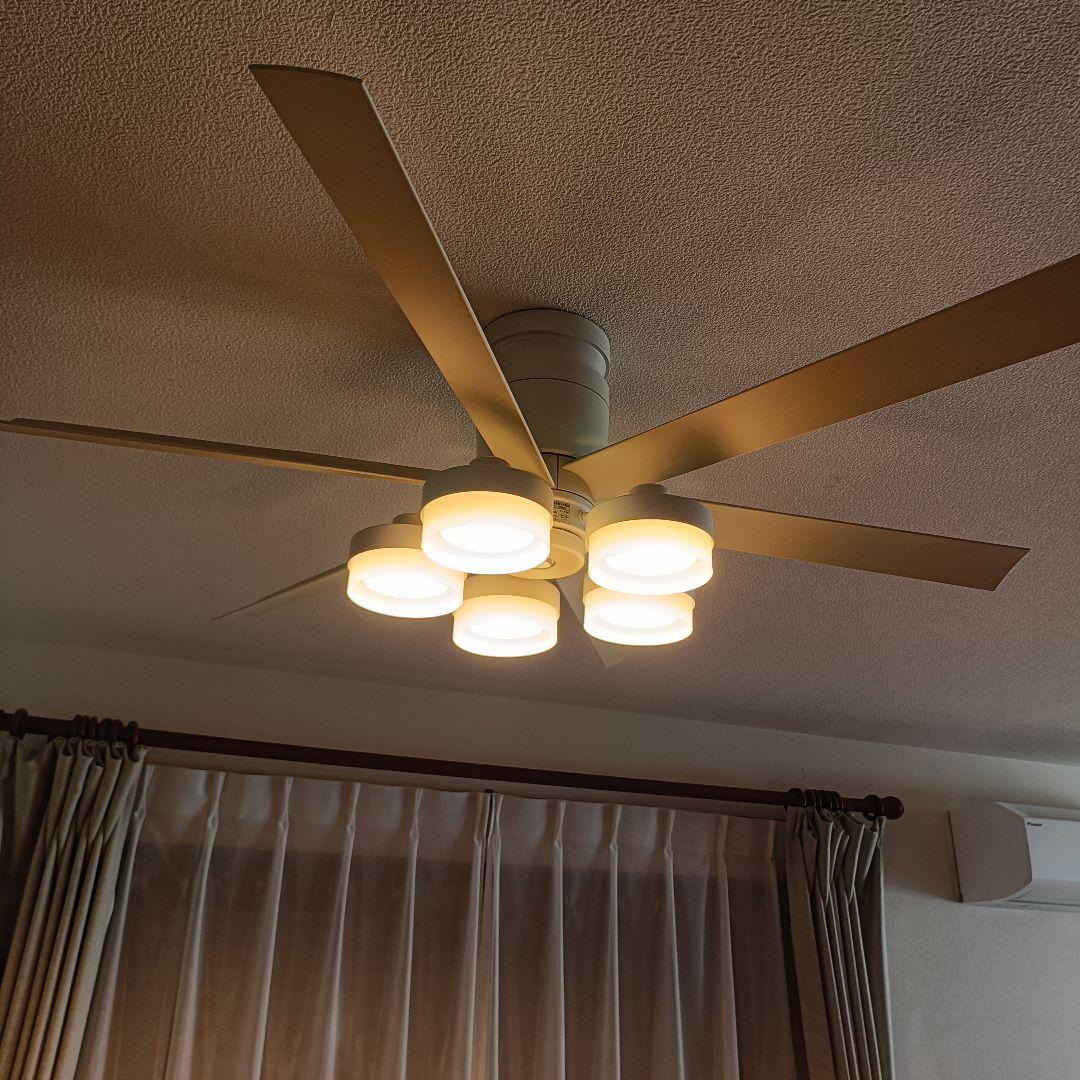 【1.31だけ値下】ODELIC シーリングファン DCモーター 調光調色