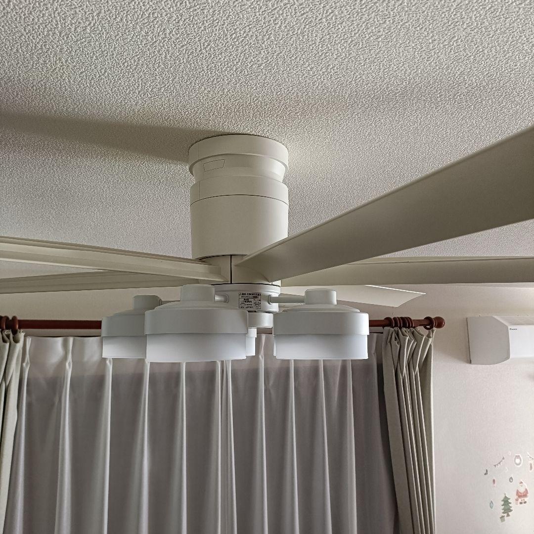 【1.31だけ値下】ODELIC シーリングファン DCモーター 調光調色