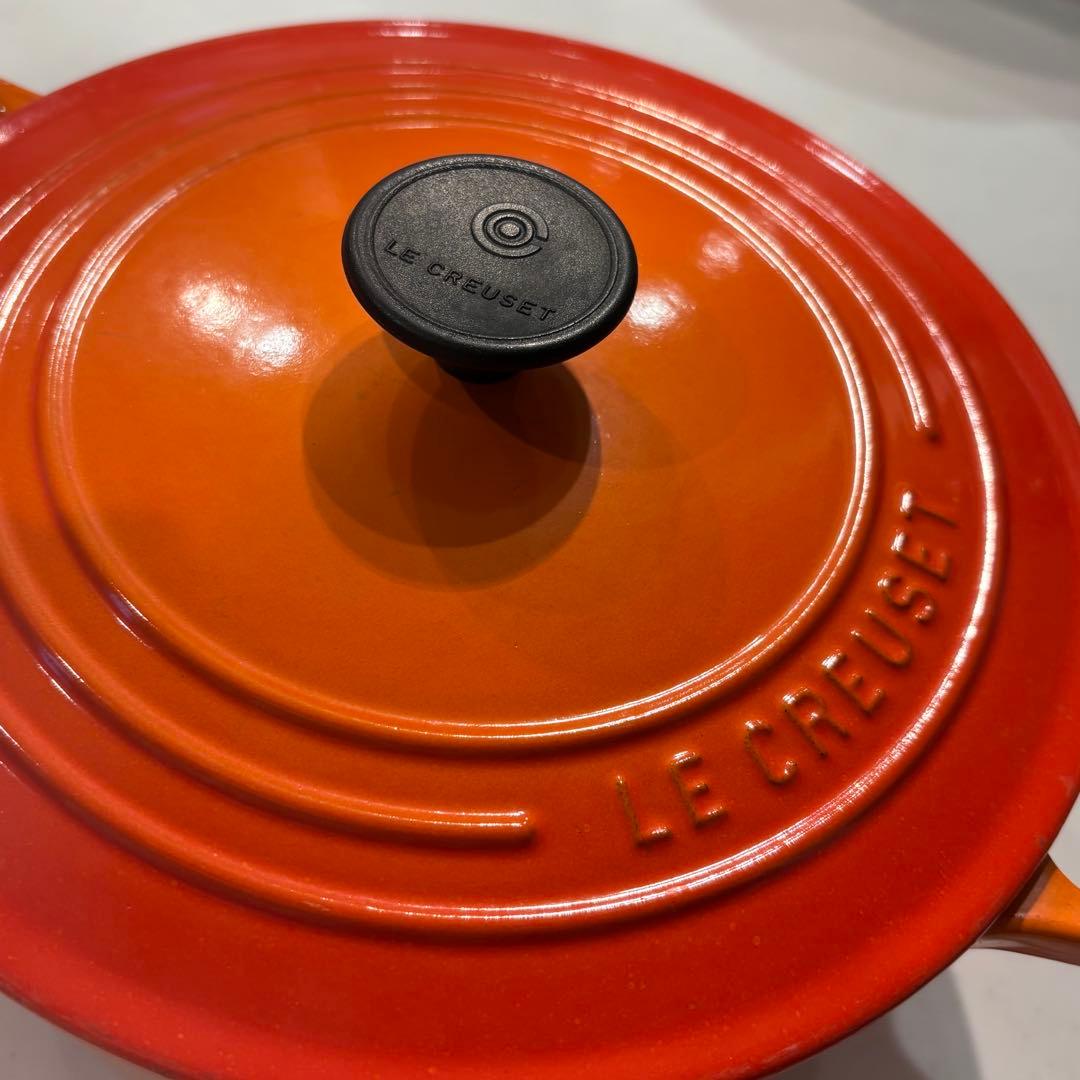 LE CREUSET ココットロンド22 オレンジ
