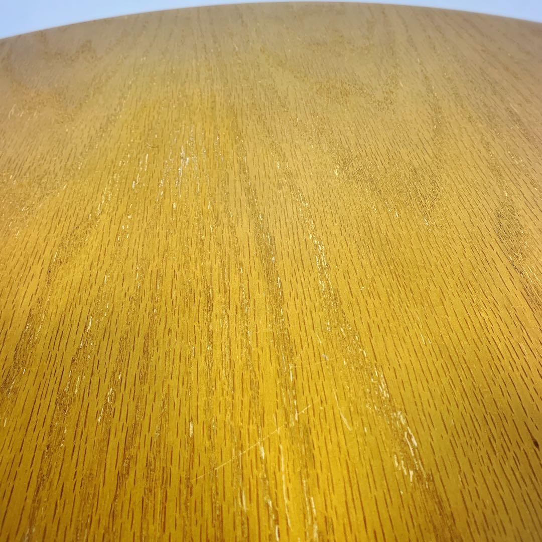 昭和レトロ　和家具　折りたたみ式ヴィンテージ丸ちゃぶ台　円卓　丸座卓　丸テーブル