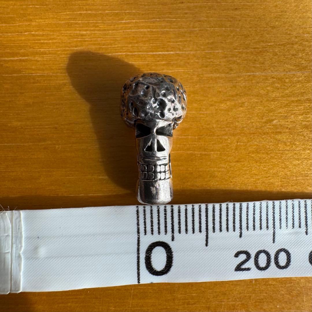 シルバー ボディピアス（スカルデザイン） 4〜2G