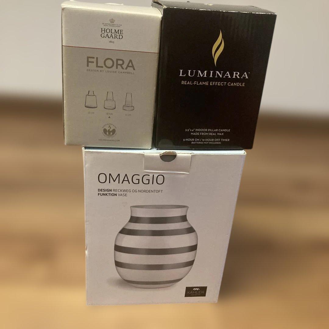 OMAGGIO 花瓶HOLME GAARD LUMINARAセット - メルカリ