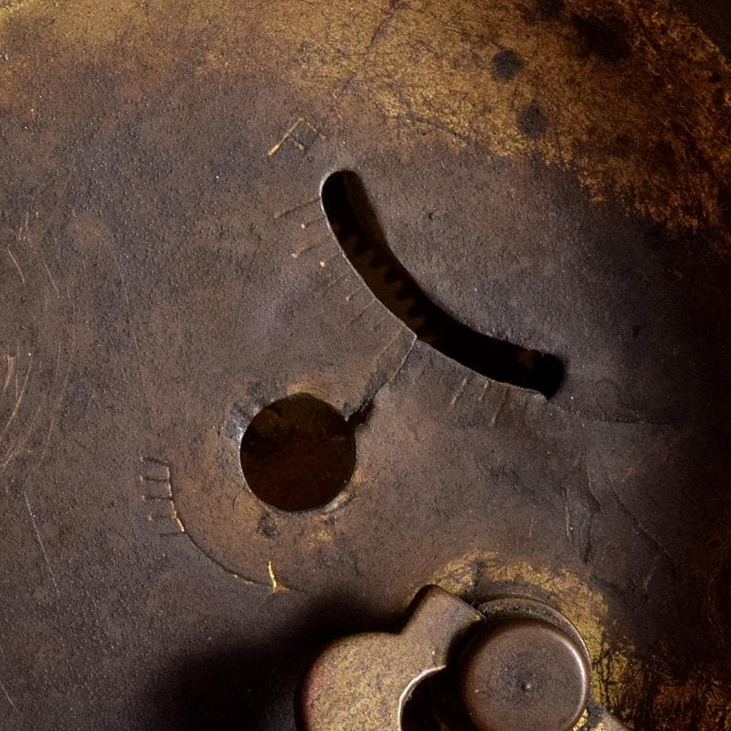 アンティーク 精工舎 ウランガラス 手巻き置時計 ジャンク品 V R7735