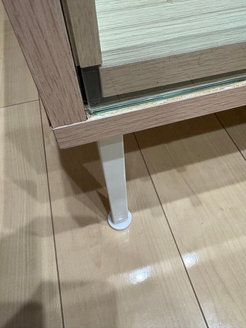 ガラス天板引き出し付きセンターテーブル