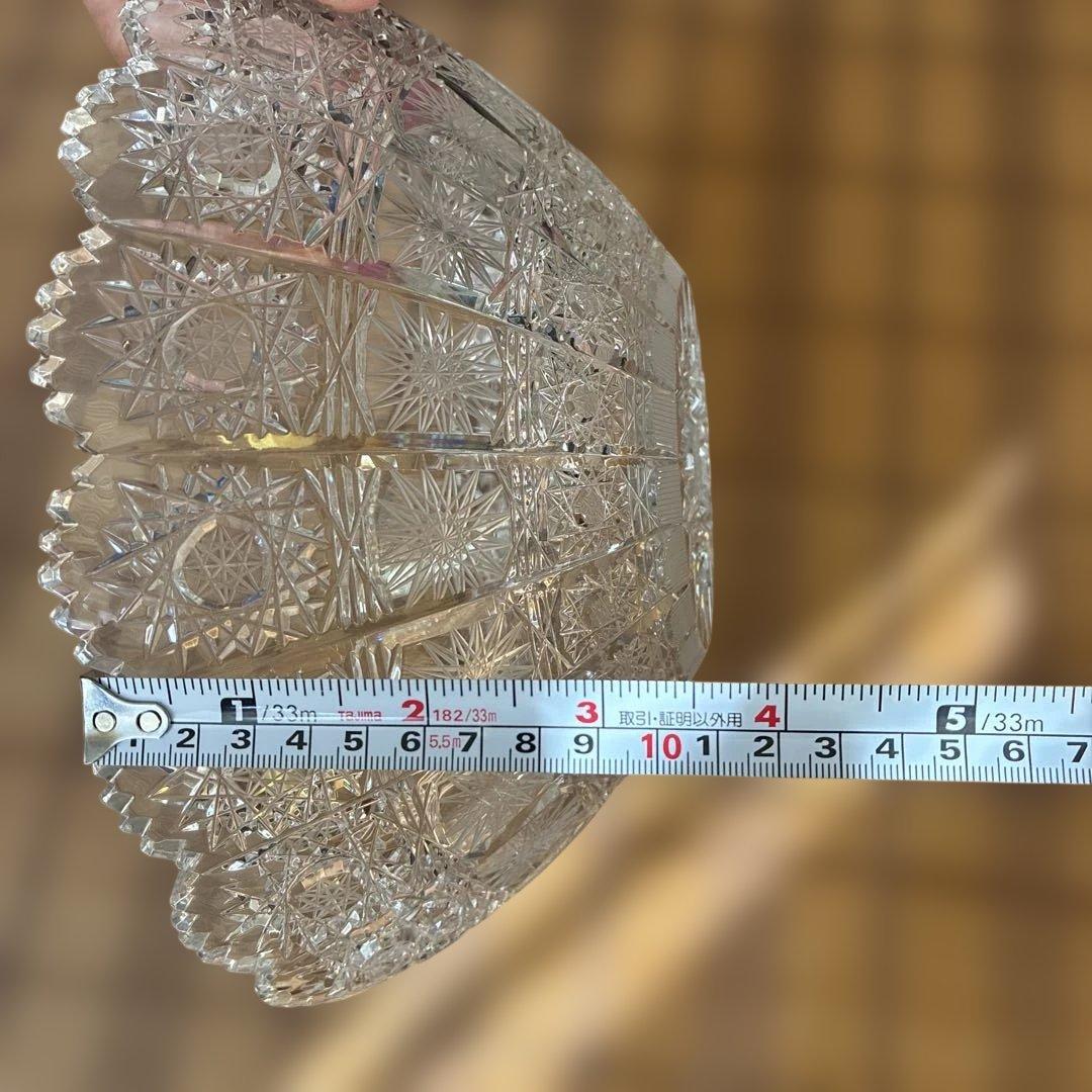 ボヘミアクリスタルボウル 約30cm