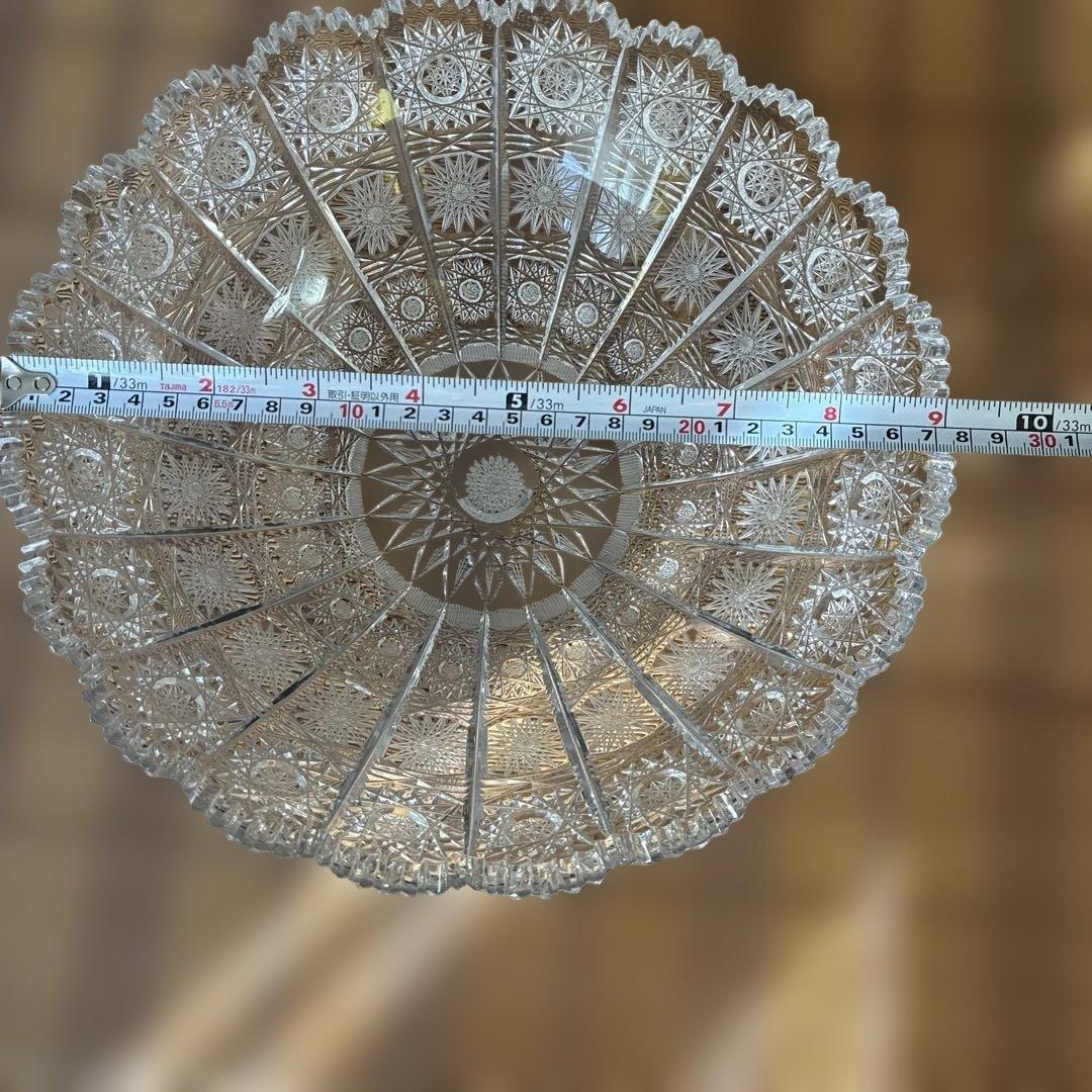 ボヘミアクリスタルボウル 約30cm