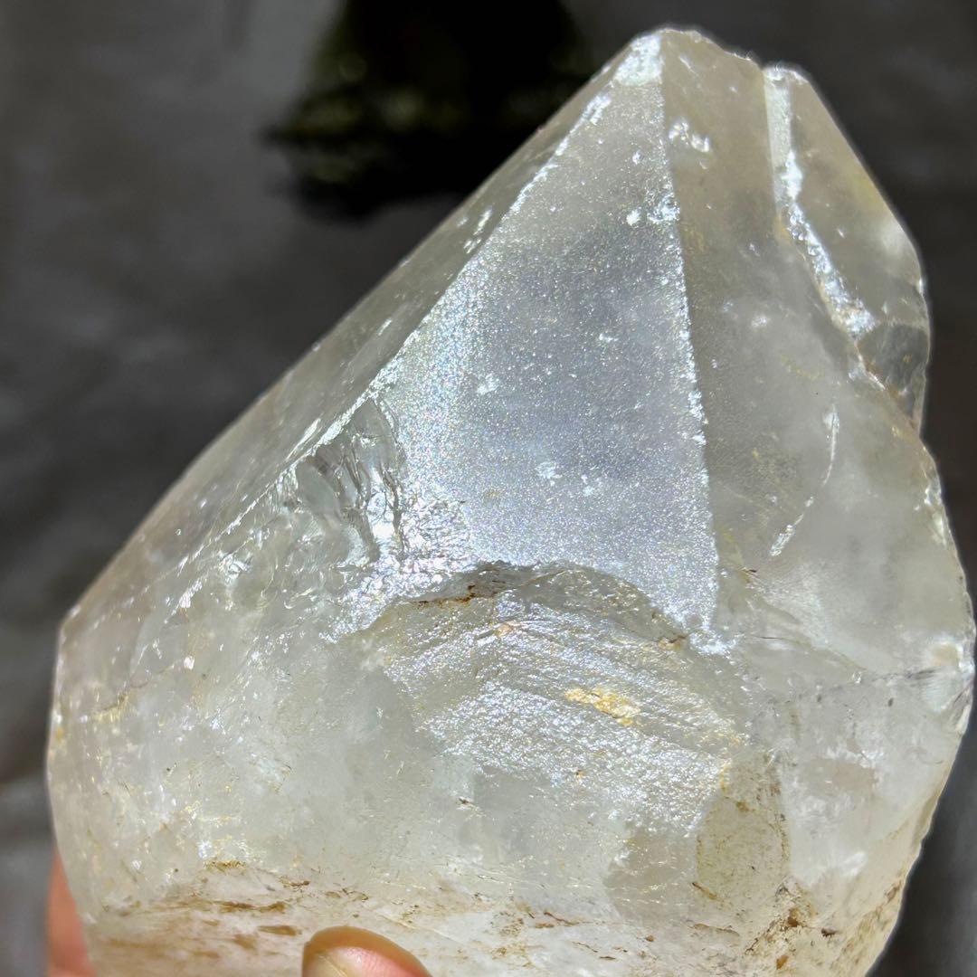 ☆ラッキー様！帝王秘宝！極美！アナテース　レインボー　水晶　原石　クラスター