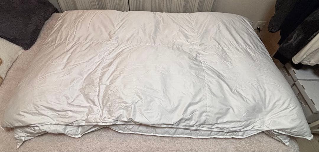 無印良品 羽毛掛け布団 中厚手 セミダブル
