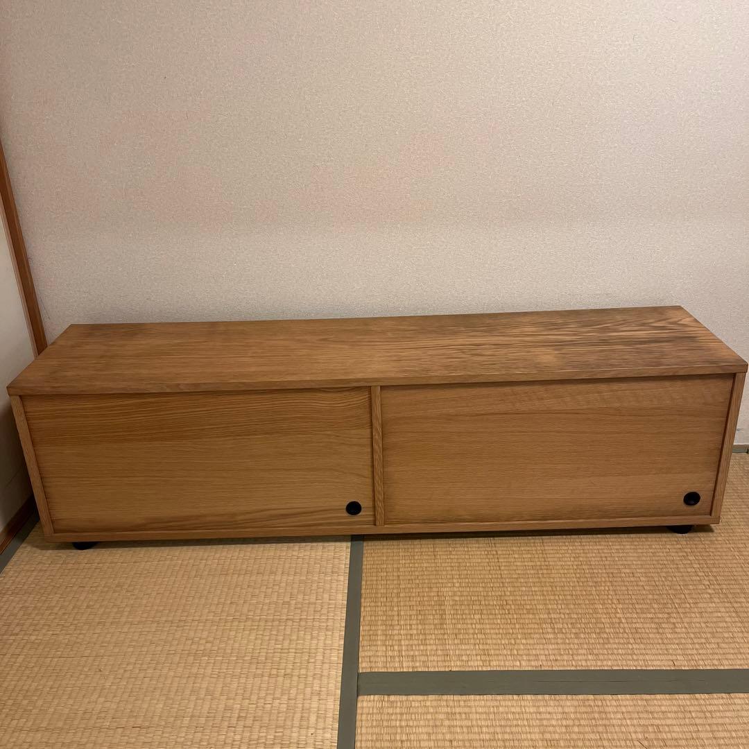 無印 MUJI テレビボード スタッキングキャビネット・Bセット オーク