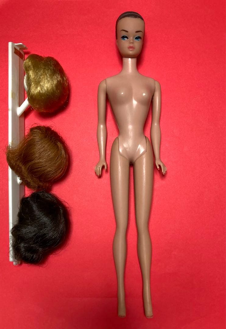 バービー　ヴィンテージ　ファッションクイーン　1963 ウィッグ3個付き　レア
