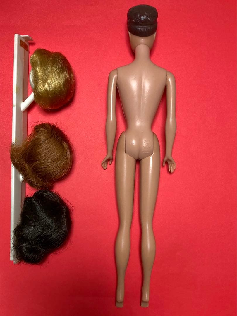 バービー　ヴィンテージ　ファッションクイーン　1963 ウィッグ3個付き　レア