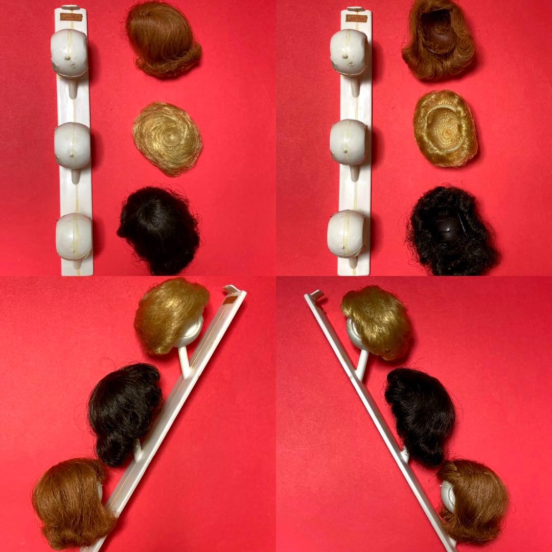 バービー　ヴィンテージ　ファッションクイーン　1963 ウィッグ3個付き　レア