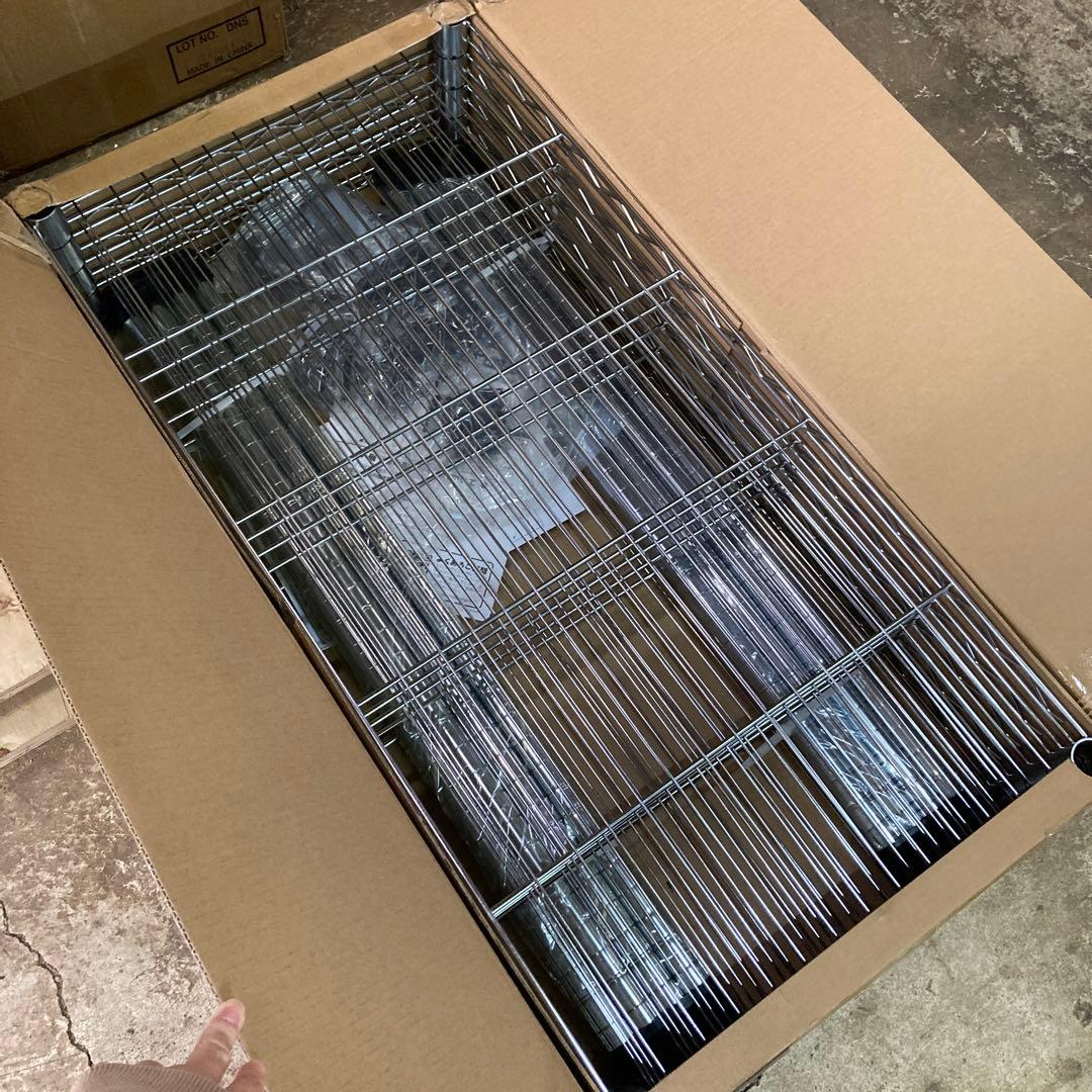 ドウシシャ5段 スチールラック幅90×奥行46×高さ180cm 耐荷重400kg