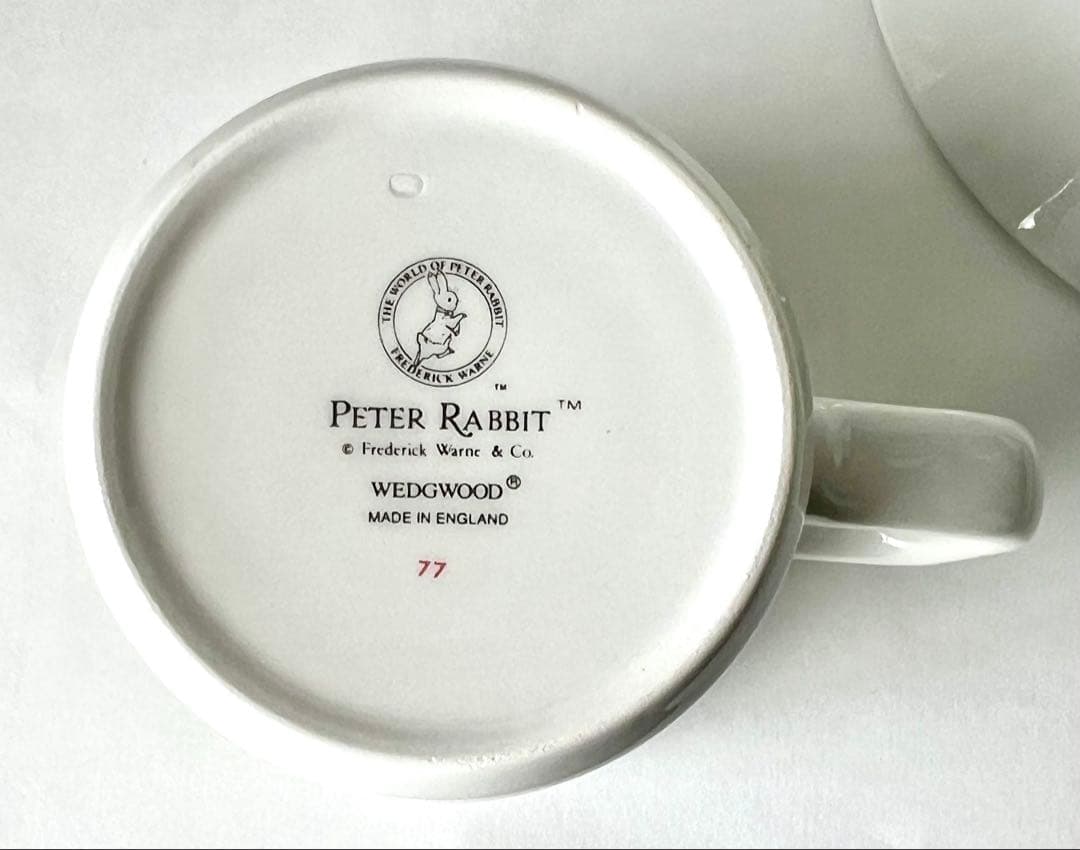 未使用】ピーターラビット ウェッジウッド 生誕100周年セット 1993年