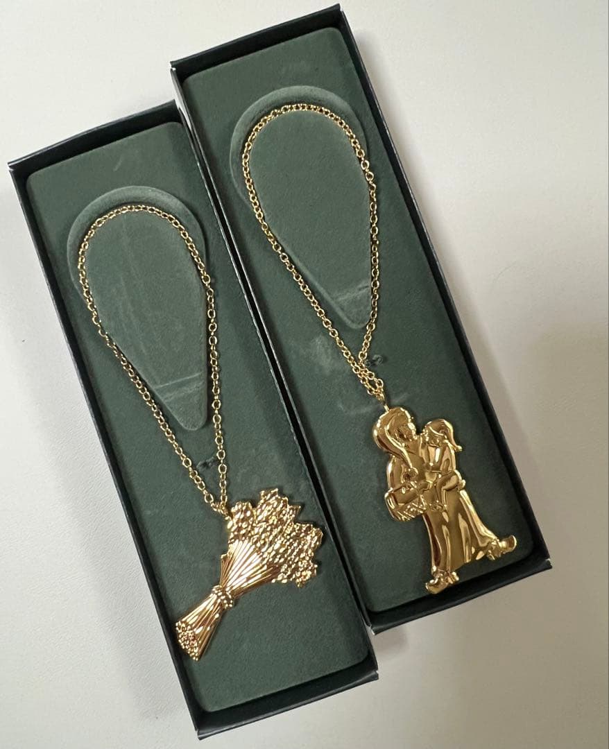 値下げ　ジョージジェンセン クリスマスオーナメント　4個セット　ゴールド