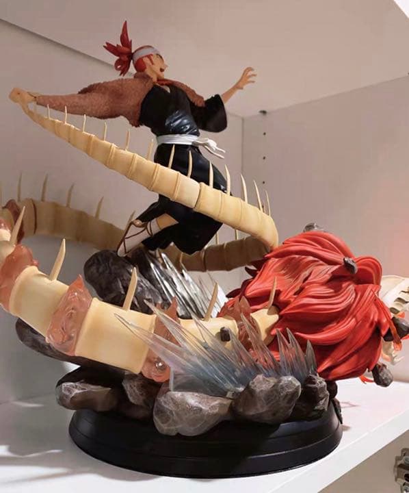 BLEACH 黒衣少年図 阿散井恋次 ガレージキット ガレキ スタチュー①