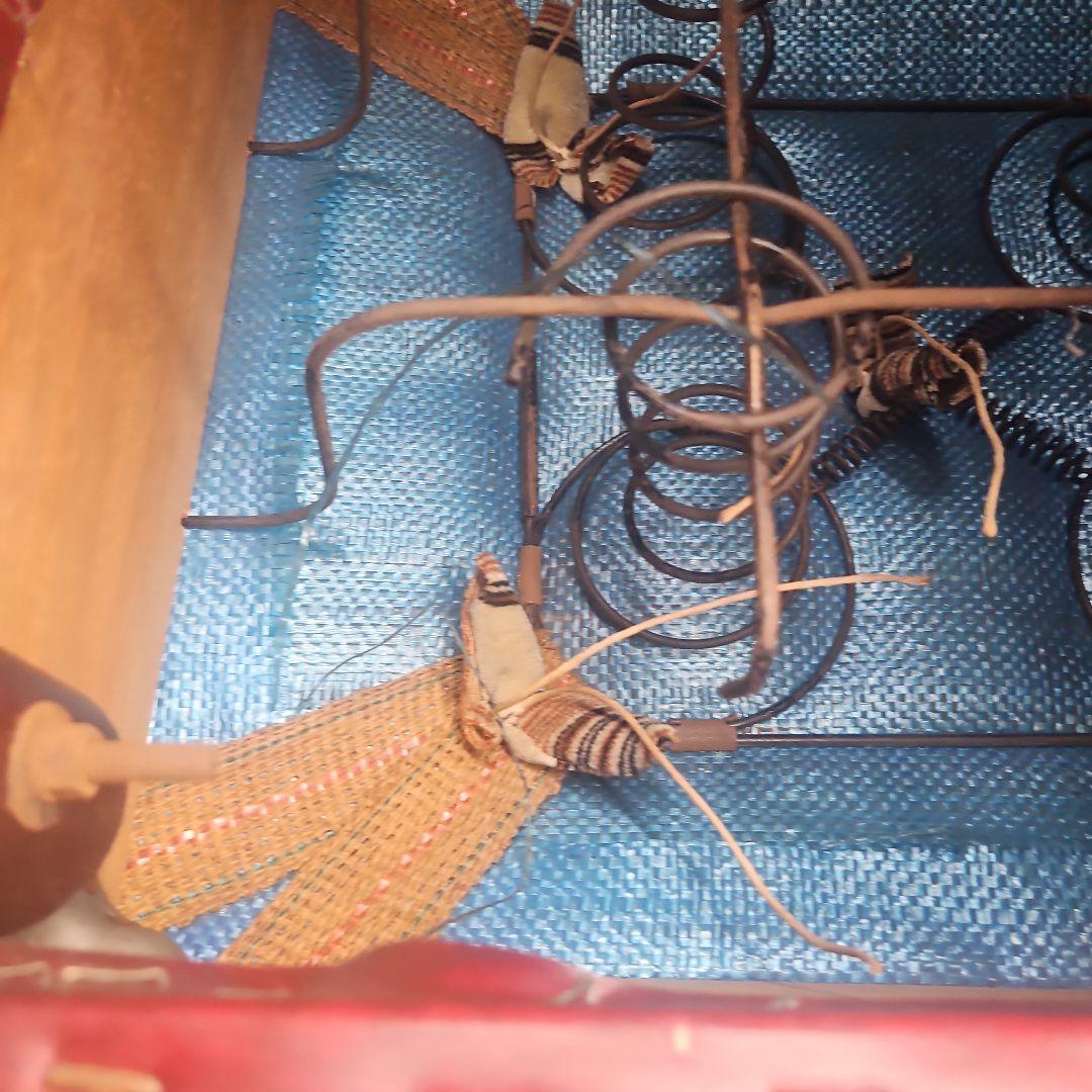 昭和レトロ　オットマン　本革