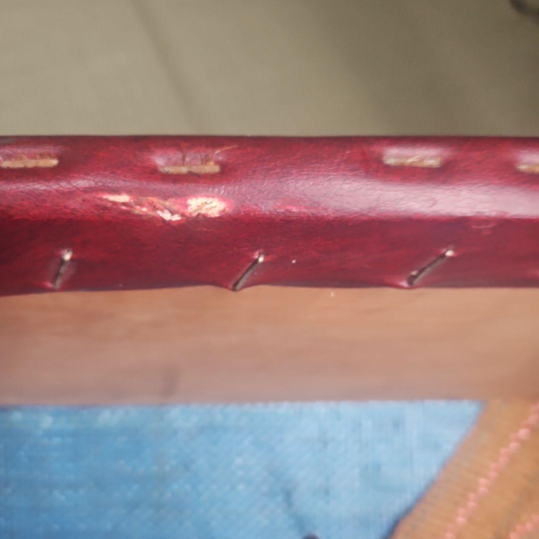 昭和レトロ　オットマン　本革