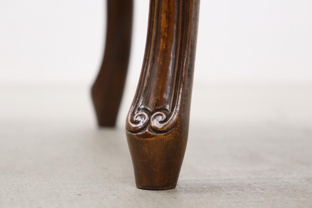 ヴィンテージ クラシカル オーバル センターテーブル サイドテーブル 猫脚