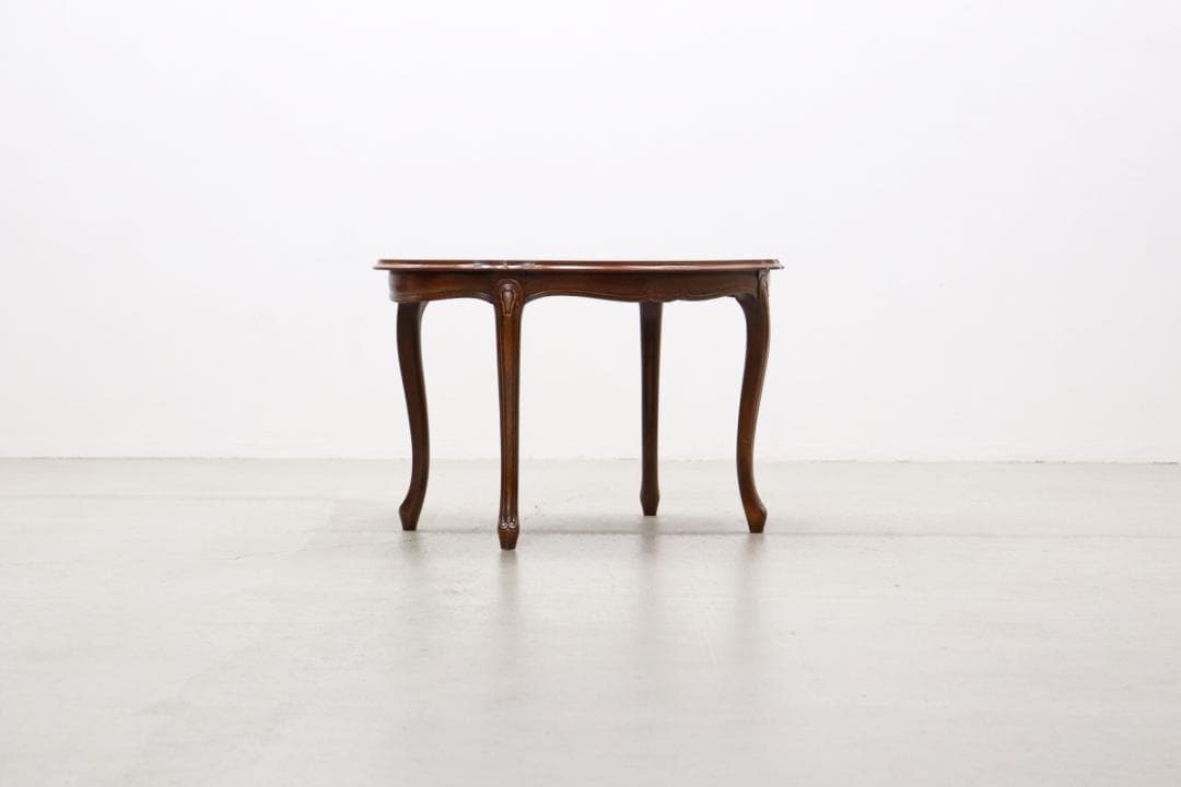 ヴィンテージ クラシカル オーバル センターテーブル サイドテーブル 猫脚