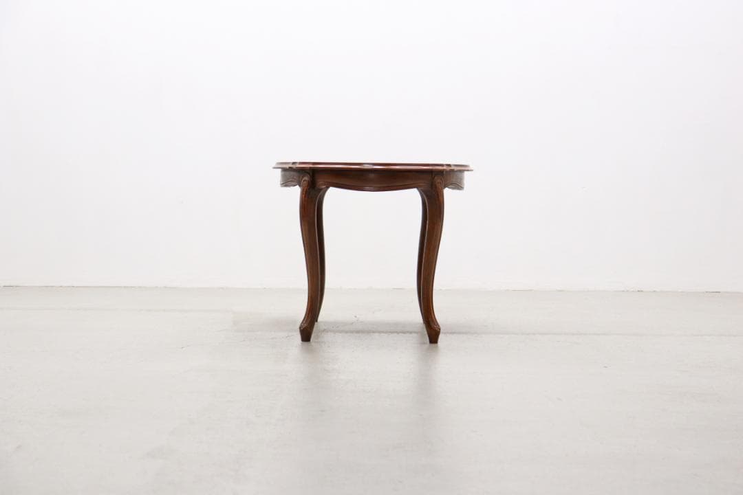 ヴィンテージ クラシカル オーバル センターテーブル サイドテーブル 猫脚