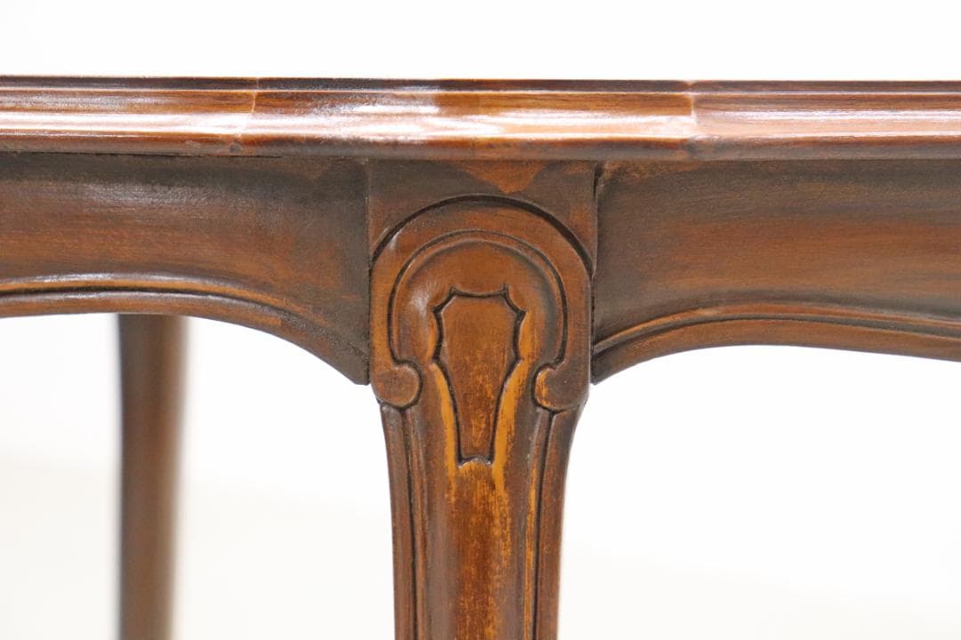 ヴィンテージ クラシカル オーバル センターテーブル サイドテーブル 猫脚